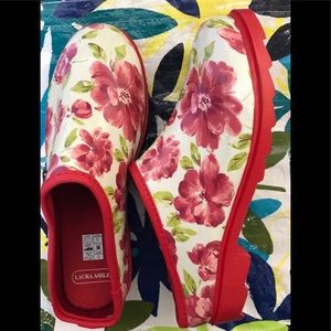 Floral Gardening Clogs - Laura Ashley